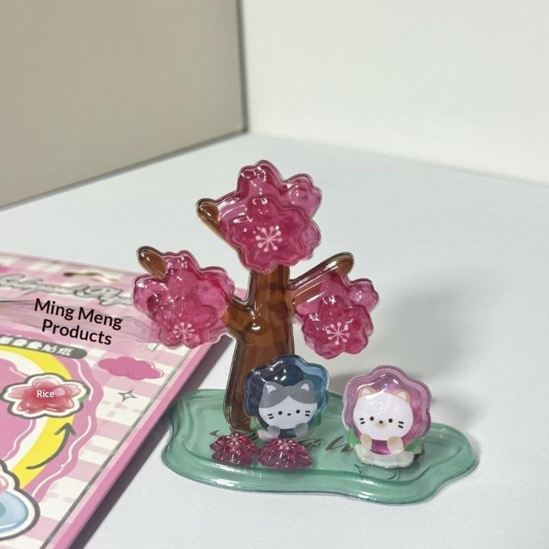 Cartoon 3D Relief Stacking Toy Stickers Cute Diy Handmade Ornament Kids Reward Stickers For Scrapbooking Journal Crafts