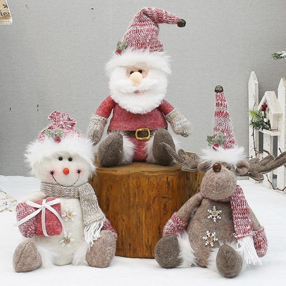 Festival Christmas Snowman Doll Elk Deer Merry Christmas Decorations Party Festival Favors