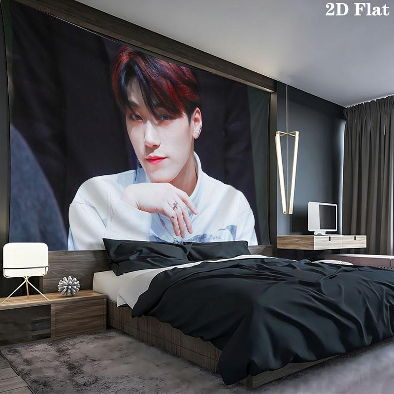 San Wall tapestry, aesthetic printed fabric blanket, suitable for bedroom, living room, and home decor.