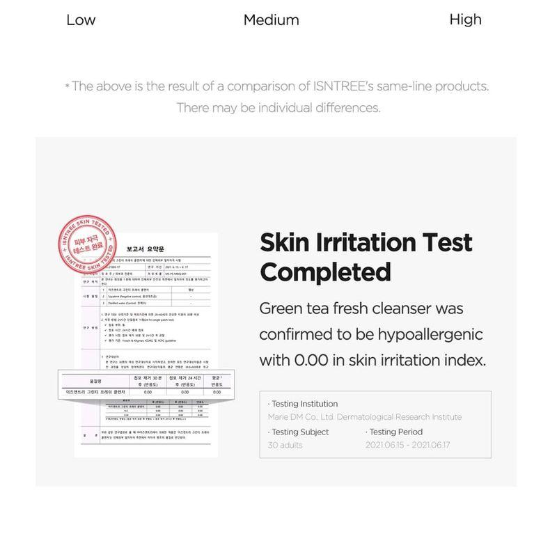 ISNTREE Green Tea Fresh Cleanser Mini