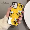 Bumble Bee Honeycomb Honey Phone Case for iPhone 11 12 13 14 Pro Max Mini XR XS SE 2020 6 7 8 Plus Samsung Galaxy S21 S22 Cover