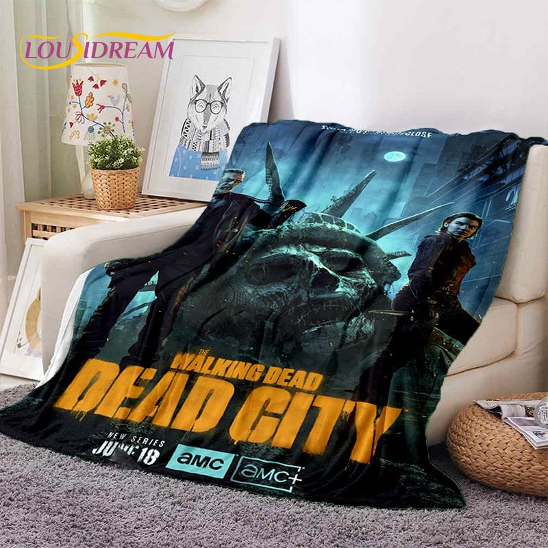 The Walking Dead Lincoln TWD Coperte Morbide, Coperta Plaid Calda Coperta Confortevole per Picnic Letti Divano Camera da Letto Casa Regalo