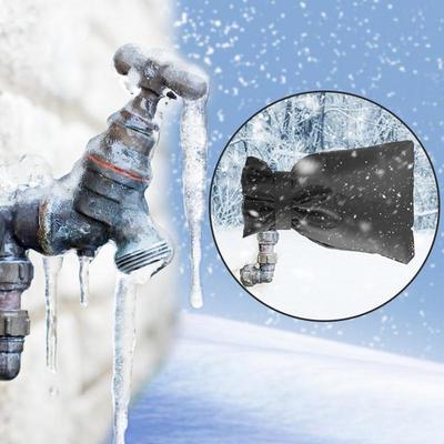 Winter Faucet Freeze Protector Waterproof Pipe Insulation Cover For Bathroom Outside Faucet Cover Faucet Protector 210D Oxford