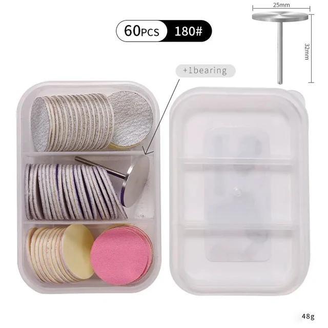 

15/20/25 мм сменная шлифовальная бумага для удаления кутикулы и мозолей на ногах с дисковыми подушечками для педикюра, набор для чистки омертвевшей кожи, пилки для ног 25mm-B