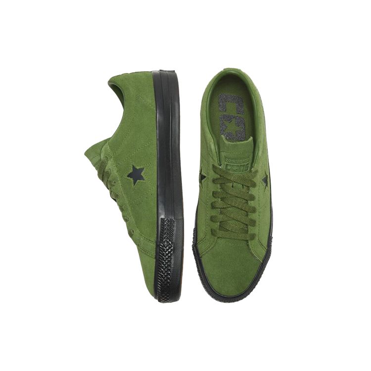 Converse One Star Pro Low Green Unisex Casual Sneakers 166838C