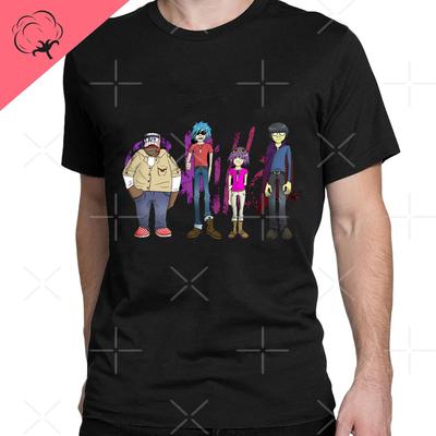 2026 Neues Lustiges Musikband Gorillaz Demon Days Lässige T-Shirts Jungen Verrückte T-Shirts Rundhals Kurzarm T-Shirts Kleidung T-Shirt