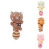 Plush Cute Raccoon Keychain Fluffy Animal Toy Bag Accessory With Sweet Features