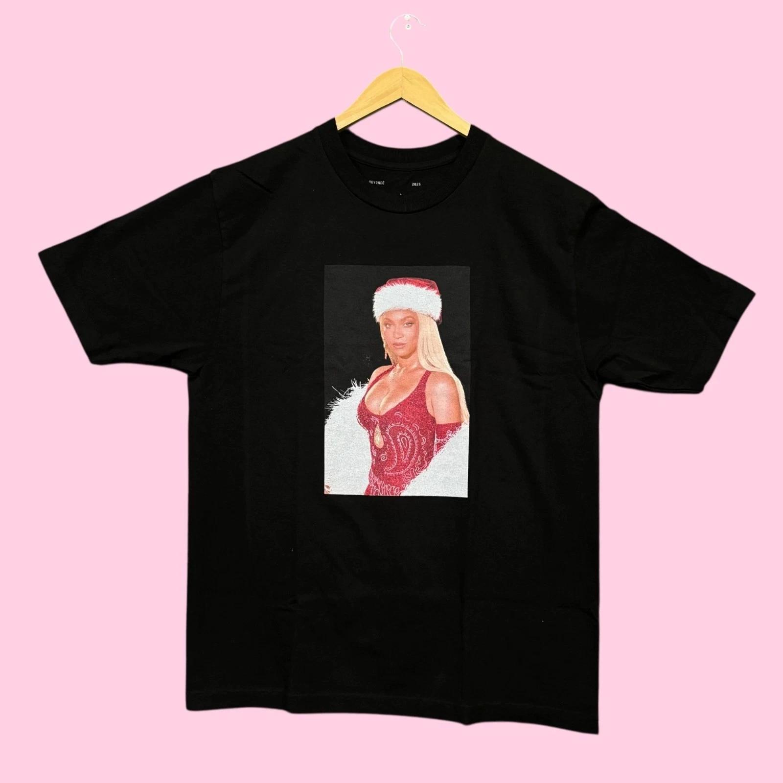 

Beyonce Cowboy Carter Holidayoncé Resting Sleigh Face Tee L 4XL