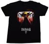 Hellsing Camiseta Negra Nueva para Hombre Alucard Sosteniendo Pistolas Pose Anime Tallas XS, M, 3XL