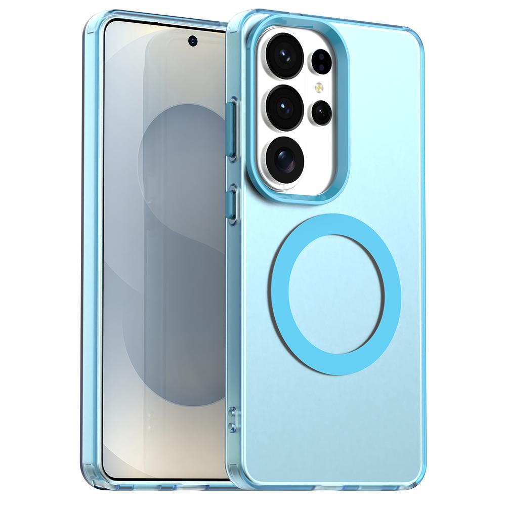 Matte Candy Color Case for Samsung Galaxy S26 Ultra S25 S24 Plus S23 FE A55 A56 A16 A35 A15 A17 Magnetic Soft Shockproof Cover