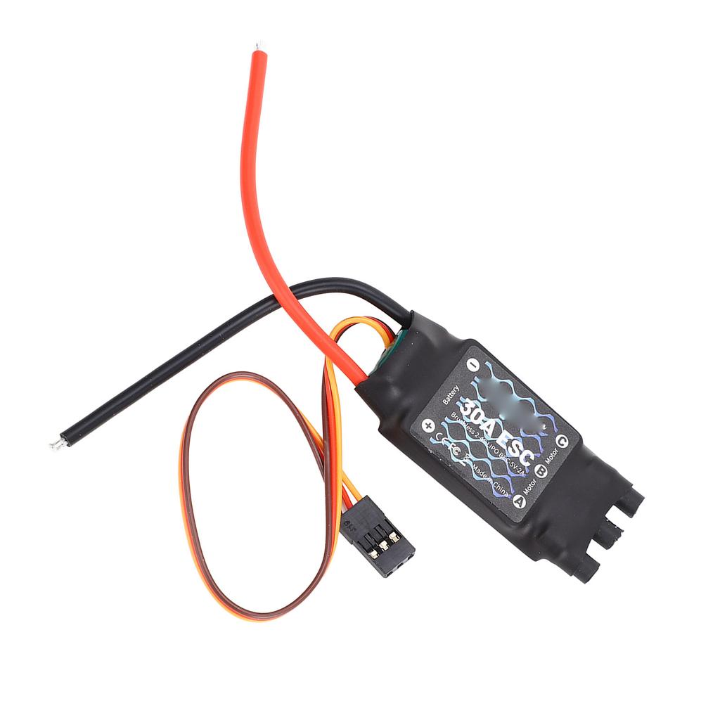30A Brushless ESC 2?4S Electric Speed Controller with 5V 2A BEC for RC Fixed Wing Aircraft for F450