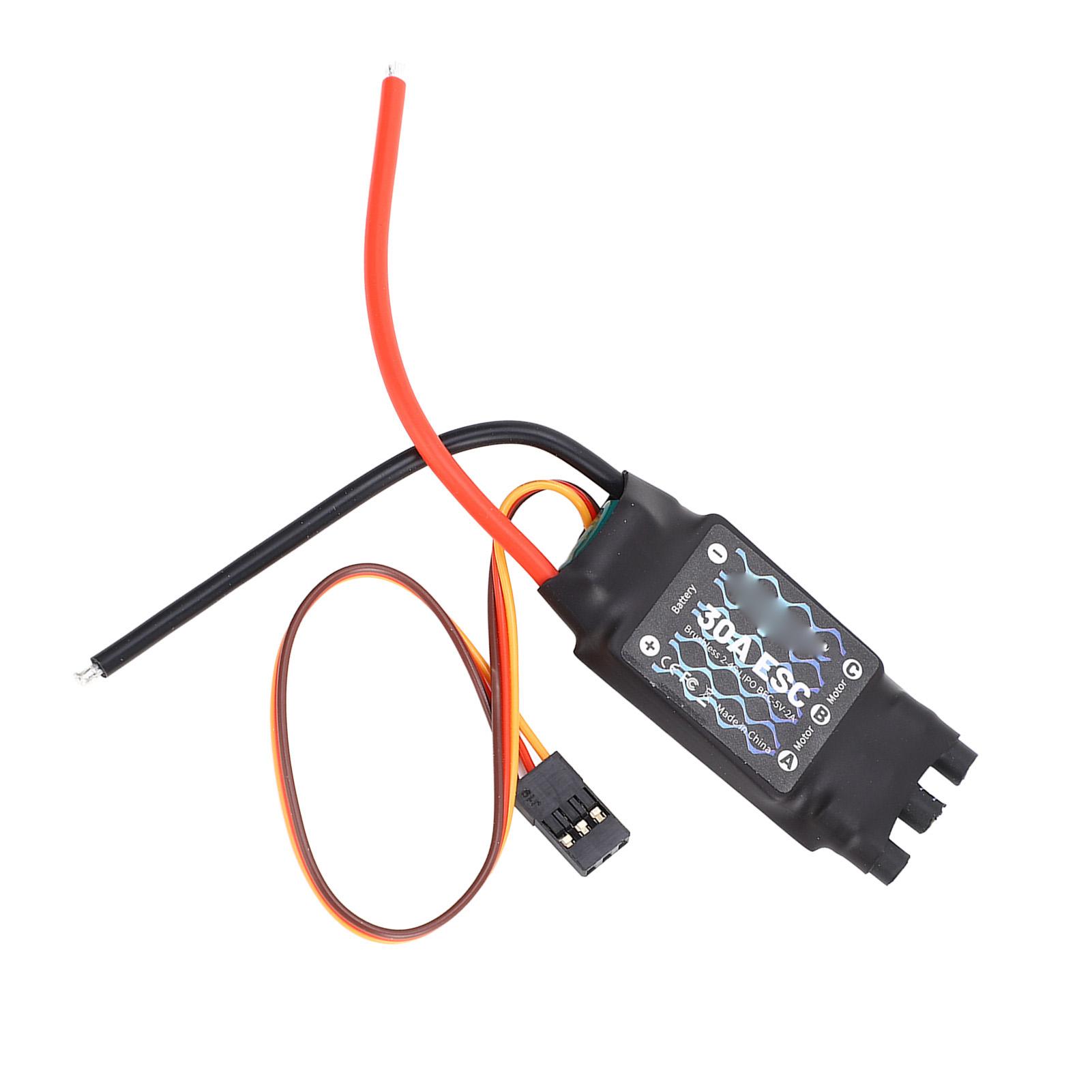 

30A Brushless ESC 24S Electric Speed Controller with 5V 2A BEC for RC Fixed Wing Aircraft for F450 Quad Rotor Drone