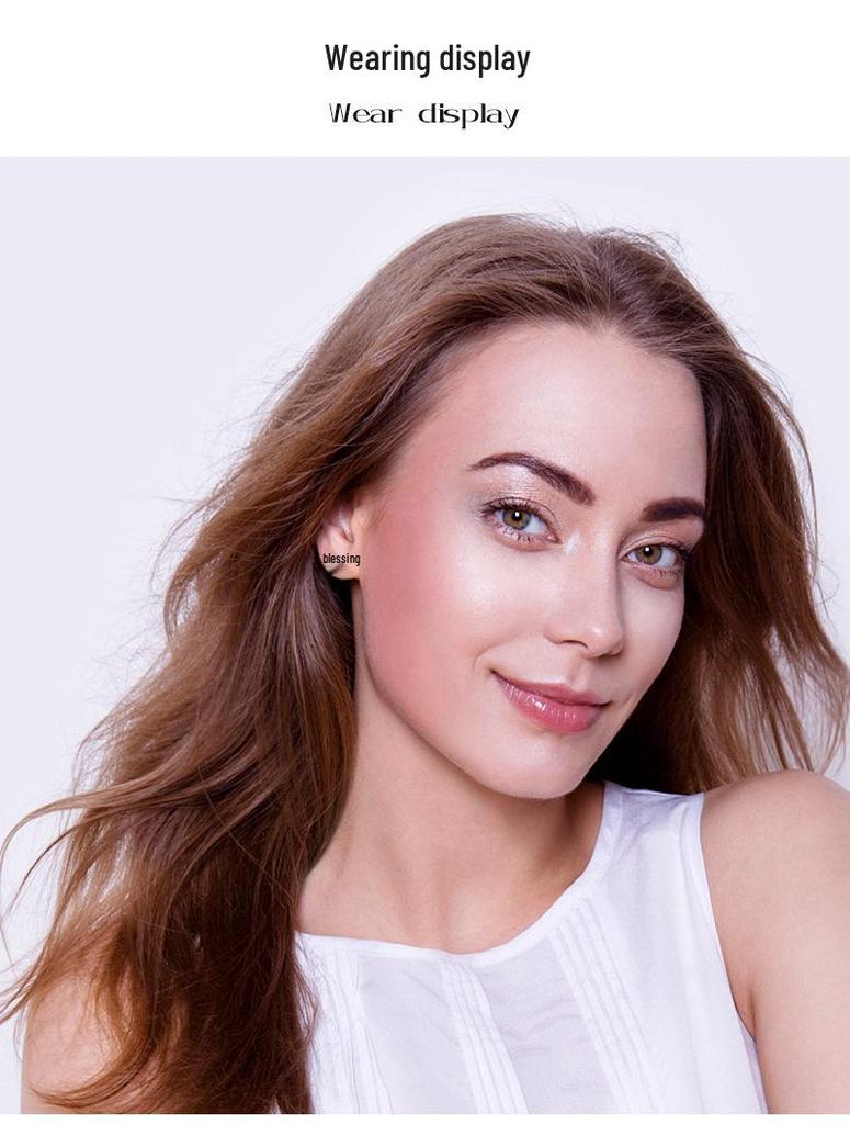 Moissanite Four-Claw Stud Earrings for Women - High-End S925 Sterling Silver Trendy Ear Jewelry