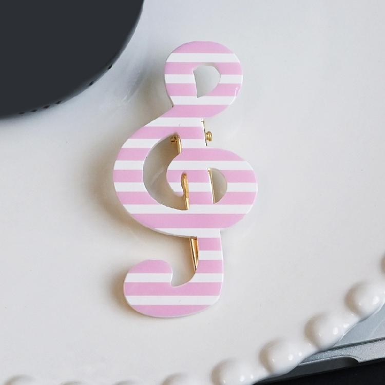 2 Piece Lovely Star Dot Music Symbol Hair Clip Safe Acrylic Hair Decorations Barrettes Present For Kids Adults