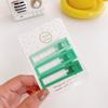 Colorful Hollow Square Hair Clips for Children - Stylish Metal Hairpins for Babies