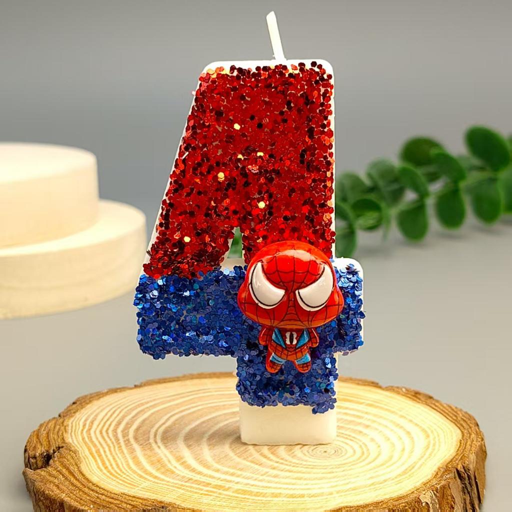 Cute Cartoon Digital Candles, Birthday Candles, Party Decorations