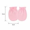 6PCS Baby Cotton Anti Scratch Mittens Newborn Elastic Cuff Hand Covers For 0-6 Months Infant Face Protection Daily Wear Assorted Styles