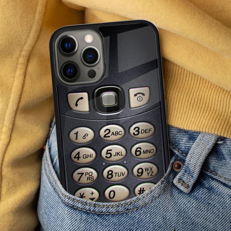 Retro mobile Soft Phone Case for iPhone 17 Air 16e Pro max 15 Pro 13 14 Plus 11 12 MagSafe Magnetic Coque iPhone 15