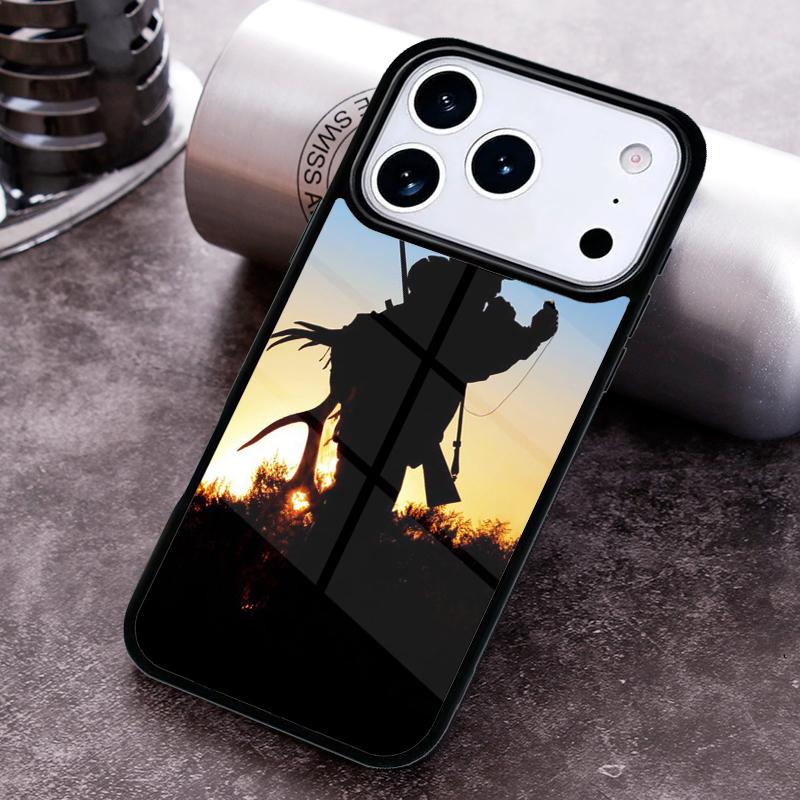 

Hunting dog and fishing man Cute Phone Case for iPhone 17 16 15 Pro Max Air 14 13 12 11 Plus Shockproof Cover iPhone 16 Pro Max