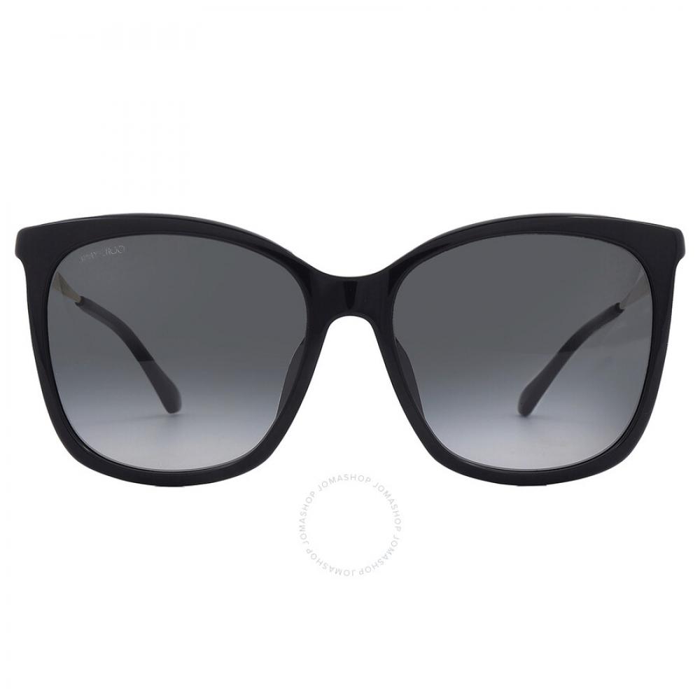 

Jimmy Choo Grey Gradient Square Ladies Sunglasses NEREA G S 0807 9O 57