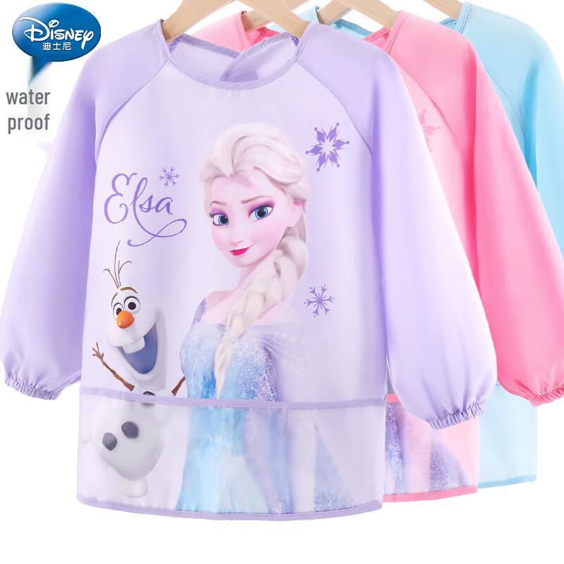 Disney Girls  Waterproof Smock & Bib S (95-115cm)