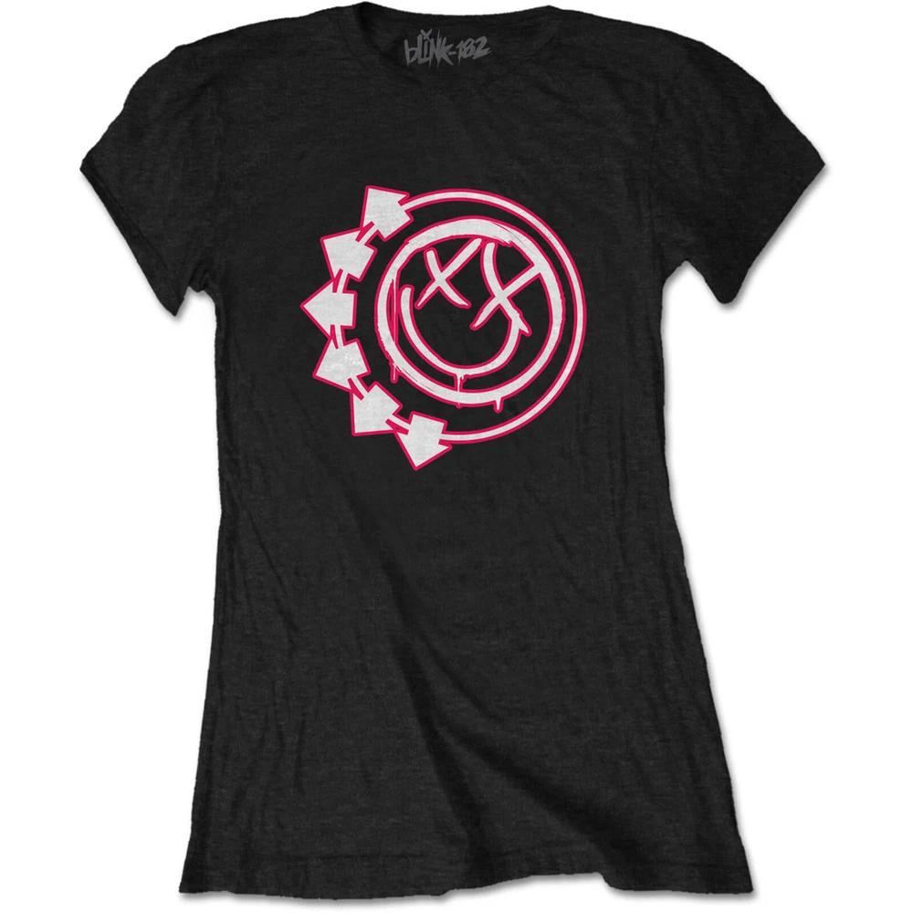 Blink182 Ladies Tshirt Six Arrow Smile S