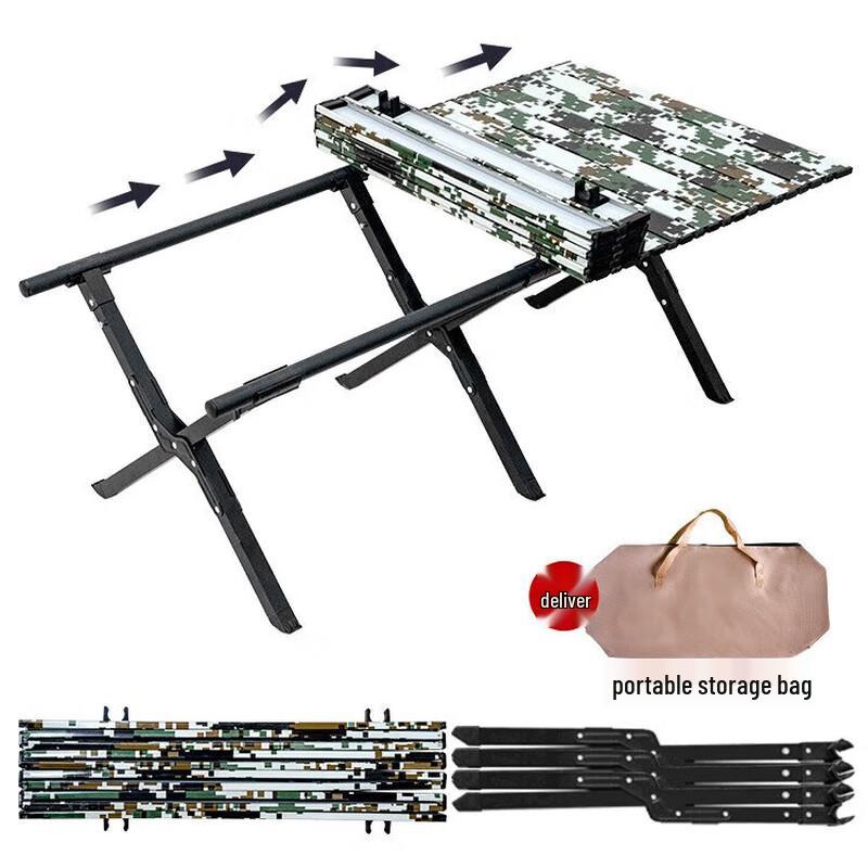 Portable Outdoor Camping Roll-Up Table