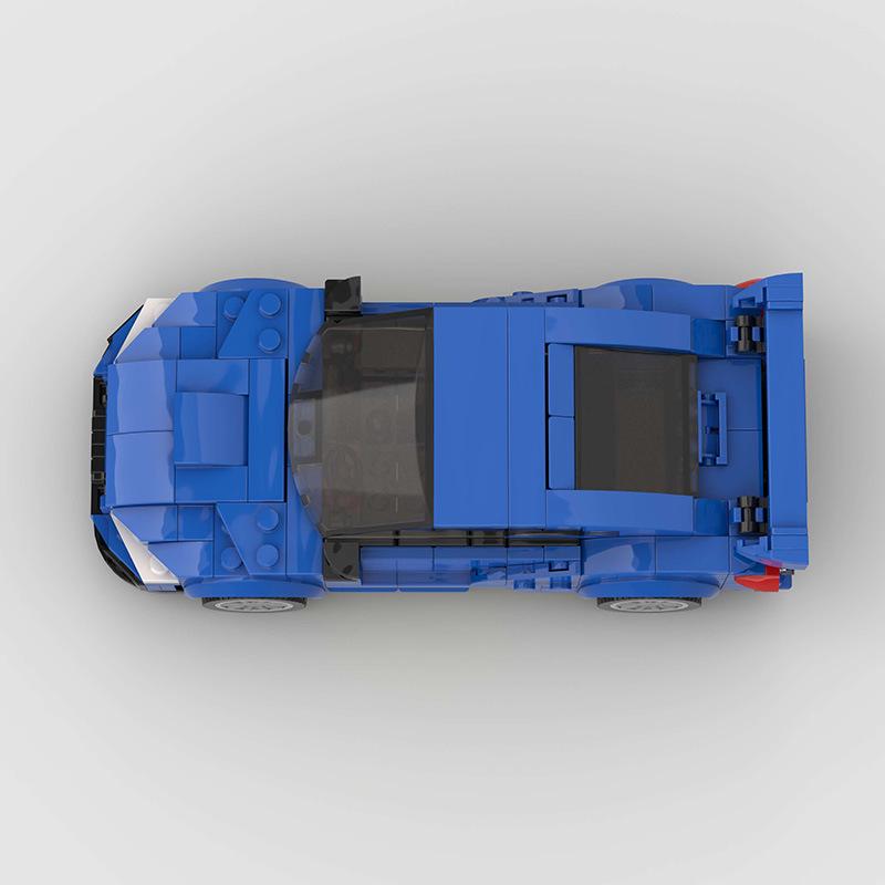 Compatible Sports Car MOC Blocks: Creative Subaru Assembly Toy for Kids