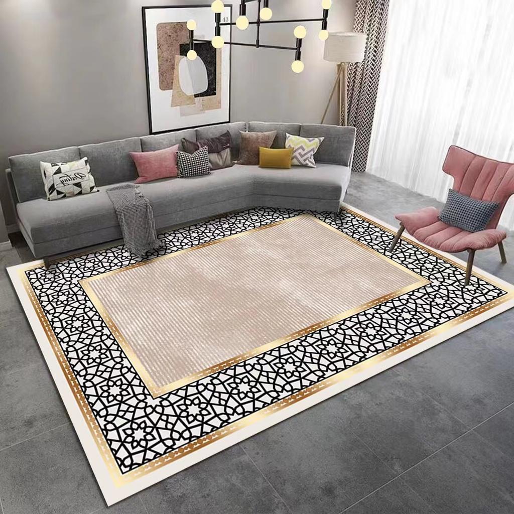 Europa Retro Stil Teppich Party Wohnzimmer Sofa Schlafzimmer Bettseite Arbeitszimmer Eingangstür Matte Rutschfest Leichter Luxus Heimdeko Matte