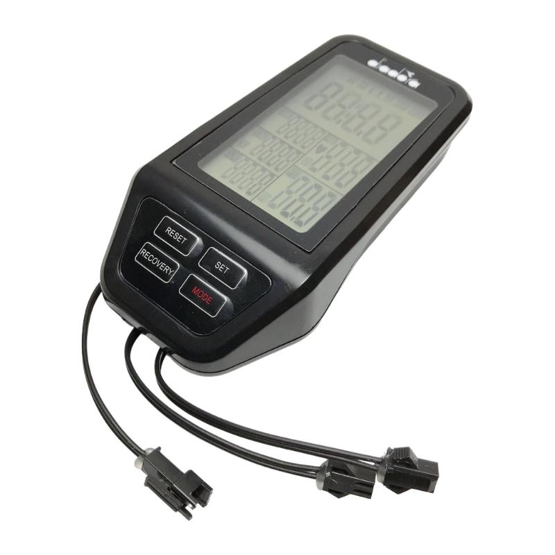 

Practical ABS Plastic Exercise Bike Monitor With Built In Heart Rate Speedometer For Indoor Fitness Equipment 1