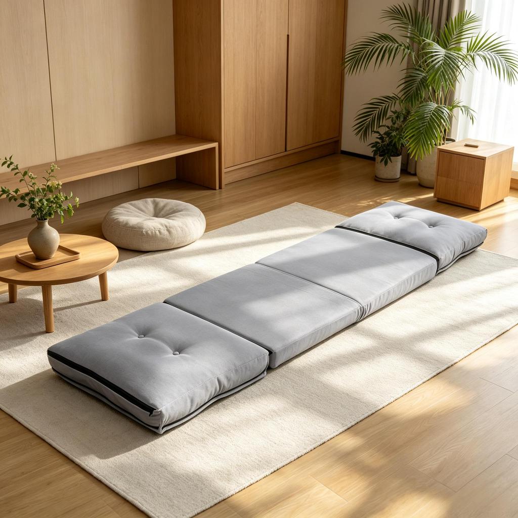 Multifunctional Floor Chair As Seating and Lying Surface, Foldable Relaxation Chair, Flexible Single Chair (only with 1pc Lounge Chair)
