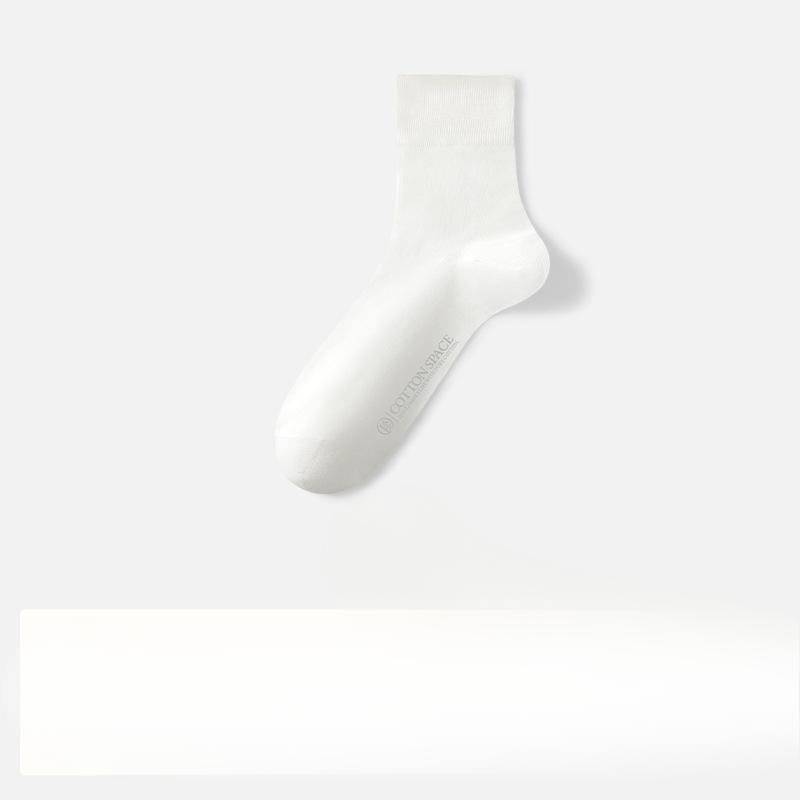 Men's Spring and Summer Thin Cotton Sweat Absorbing Deodorizing Loose Tube Socks