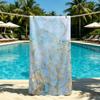 Marble Pattern Towel For Outdoor Camping Beach Towel Super Absorbent Quick-Drying Summer Towel