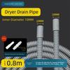 10mm Dryer Drain with Adapter Replacement Dryer Extension Hose Multiple Sizes for Midea for Haier for Siemens Dryers