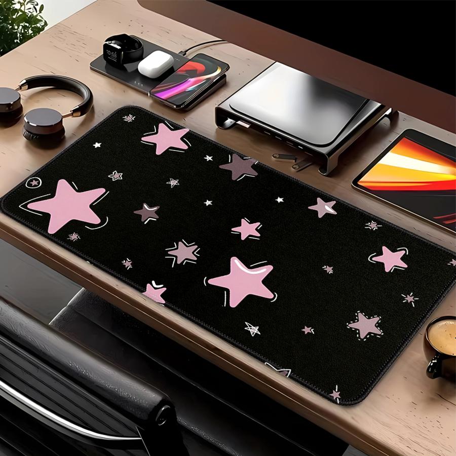 

Lovely Love And Stars rubber Mouse Pad Computer Laptop Pad Game Console Pad Keyboard Mouse Pad Desk accessories office Pad 220x180x2mm