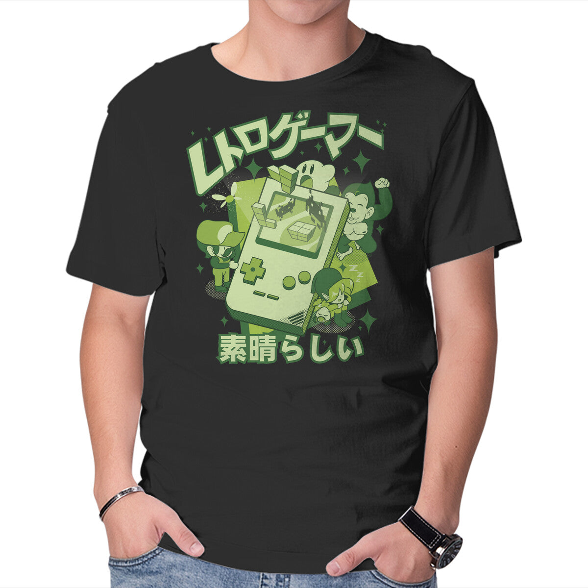 Unisex Crew Neck T-Shirt Retro Gamers Are Awesome Graphic Short Sleeve Casual Tee XXL