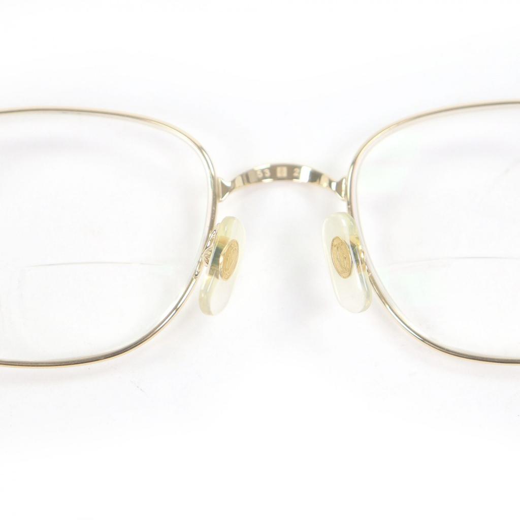 Great Cartier Glasses 135 Trinity gold mens Used