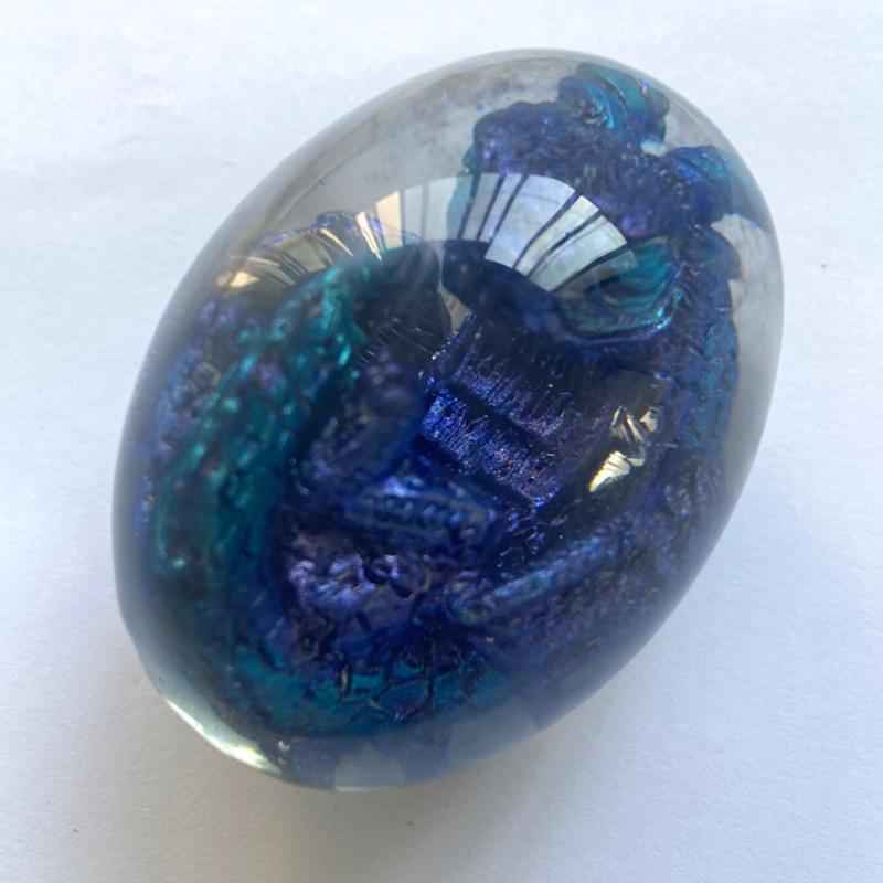 1 kus Krystaly Průhledné Lávové Dračí Vejce Pryskyřice Dinosauří Vejce Umělecké Dílo Socha Ornamentální Dinosauří Kolekce