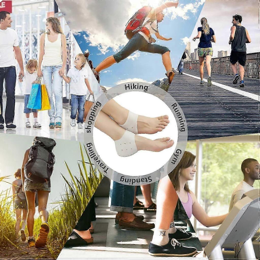 10 Pairs Heel Protector Silicone Heel Pad Heel Care Insole Ideal for Heel Pain Relief