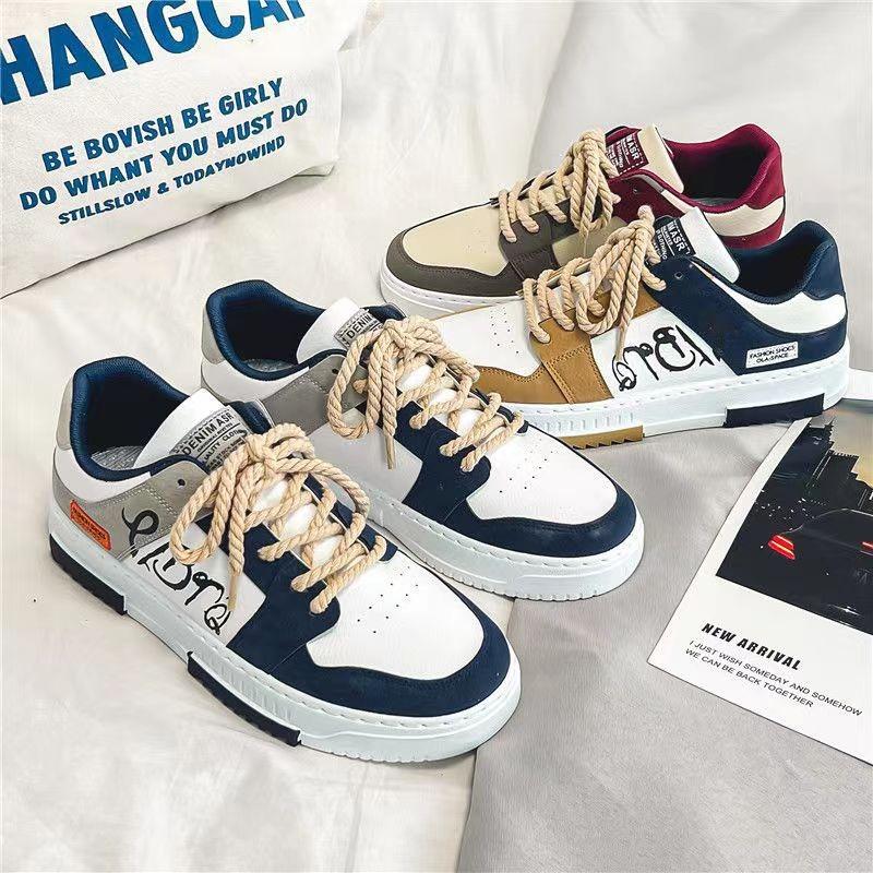 New Men's Shoes Spring Men's Board Shoes Trend Breathable Student Shoes Casual Shoes Trendy Shoes Youth Canvas Shoes