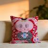 Kima Artist Cushion Cover Cozy Velvet Throw PillowSoft Warm Cushion For Sofa  Bed