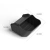Rear Seat Storage Box for Tesla Model 3 Highland 2025 Silicone Rear Middle Floor Storage Box Organizer Trash Can Car Accessories