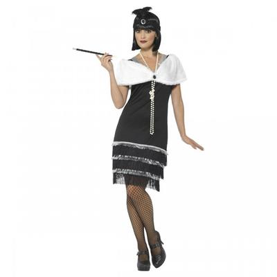 Smiffys Womens/Ladies Flapper Costume Set