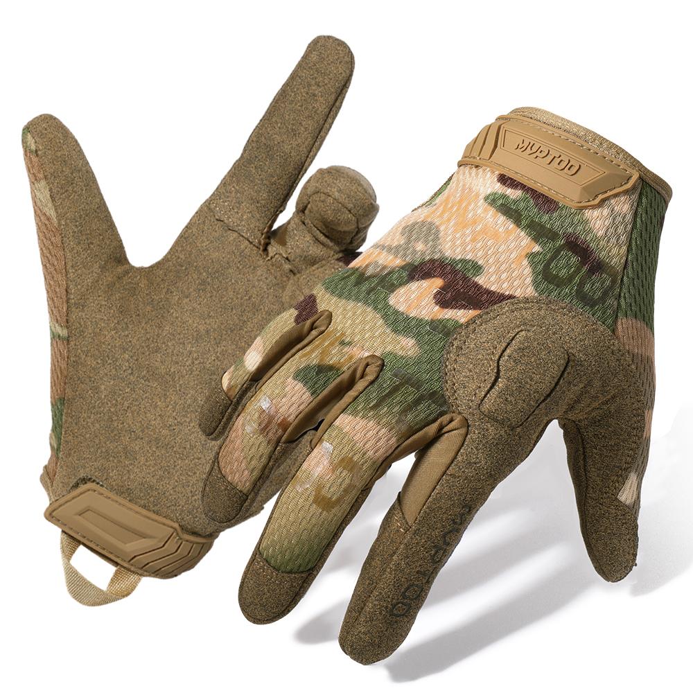 Gants à Doigts Entiers Écran Tactile Respirants Paintball Airsoft Tir Randonnée Sport de Combat Chasse Vélo Équipement de Travail Hommes