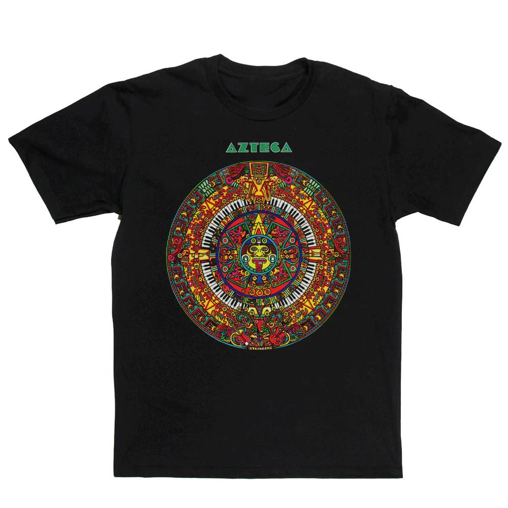 Azteca Band Cotton T Shirt All Size Black For Men Unisex T-Shirt S
