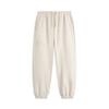 Li Ning Basketball Series Casual Loose Mid Waist Knitted Sports Pants Men Bottoms Oatmeal-Gray AYKU139-4