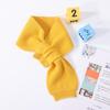 Children's 100% Wool Knitted Scarf, Autumn/Winter, Cross Neck Warmer for Boys and Girls.