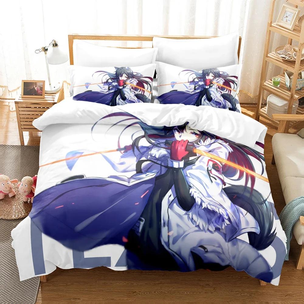 Anime Game Arknights Bedding Set Single Twin Double Queen King Cal King Size Bed Linen Set