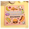 40 Pages Food Fruit Coloring Book Cartoon Doodles Creative Art Activity Kids Drawing Painting Toy