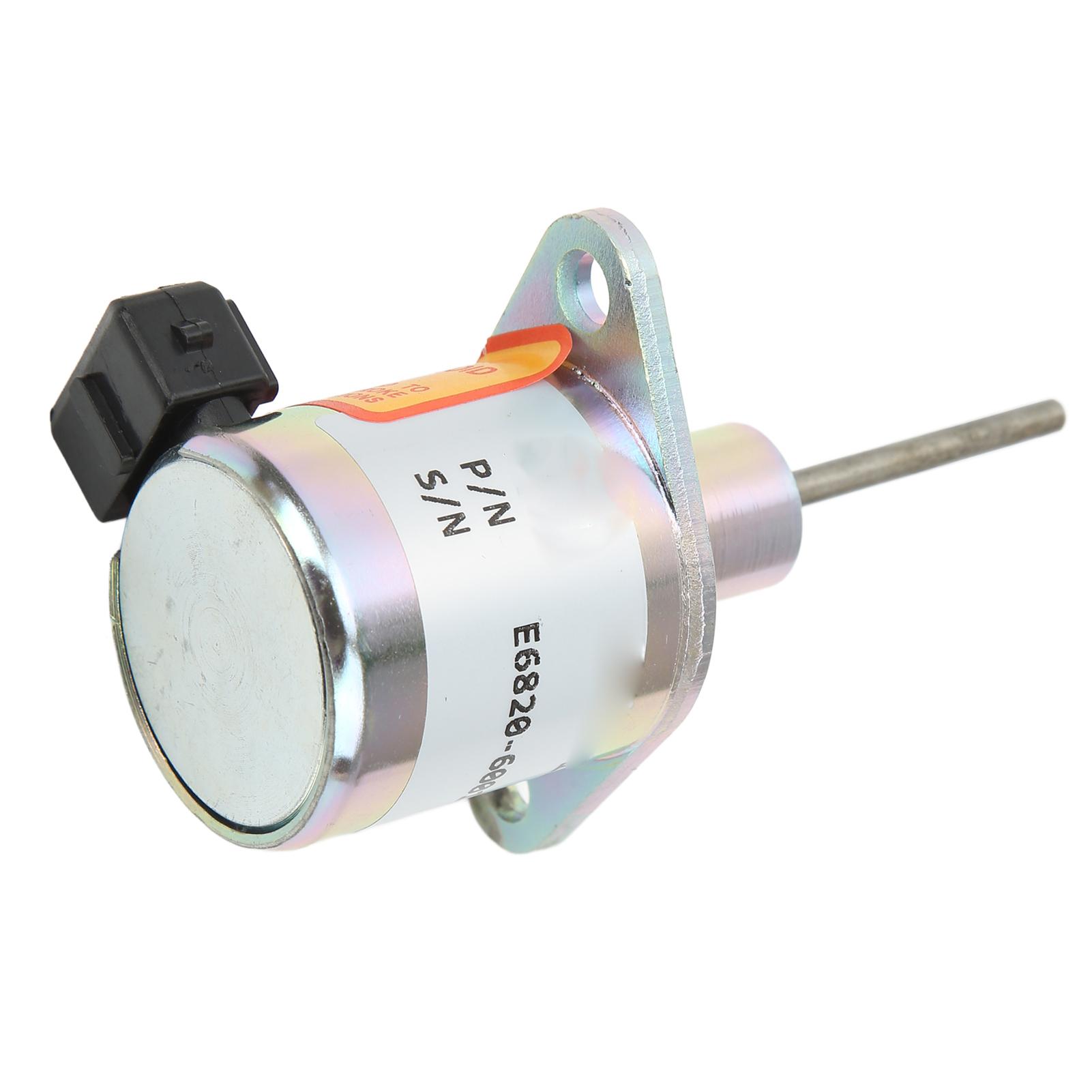 Elektrozawór odcinający silnik E6820 60011 Elektryczny zawór stopu dla traktora Kioti CK25 CK2510F CK2510HF 12V